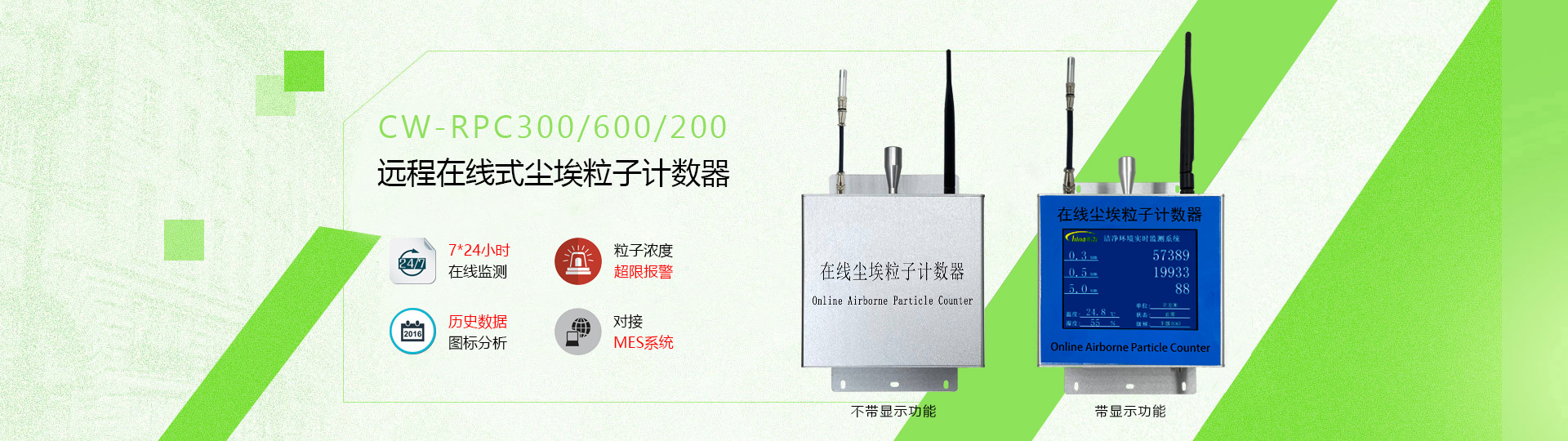 在线式远程监测尘埃粒子计数器CW-RPC系列